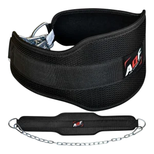 AQF Ceinture de dips avec chaîne acier