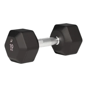 Haltère hexagonal Domyos PRO 10 kg acier-TPU, Decathlon