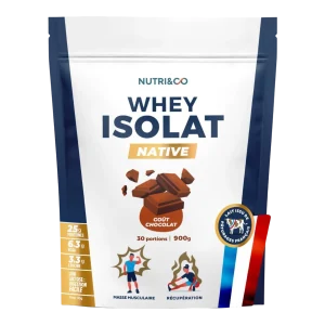 Nutri&Co Whey Isolate Native, sachet chocolat