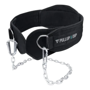 Pullup & Dip ceinture de lest avec chaîne et trois mousquetons