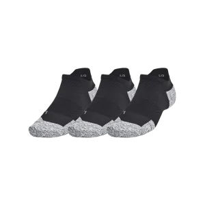 Chaussettes Under Armour ArmourDry Run Cushion invisibles, lot de 3 paires