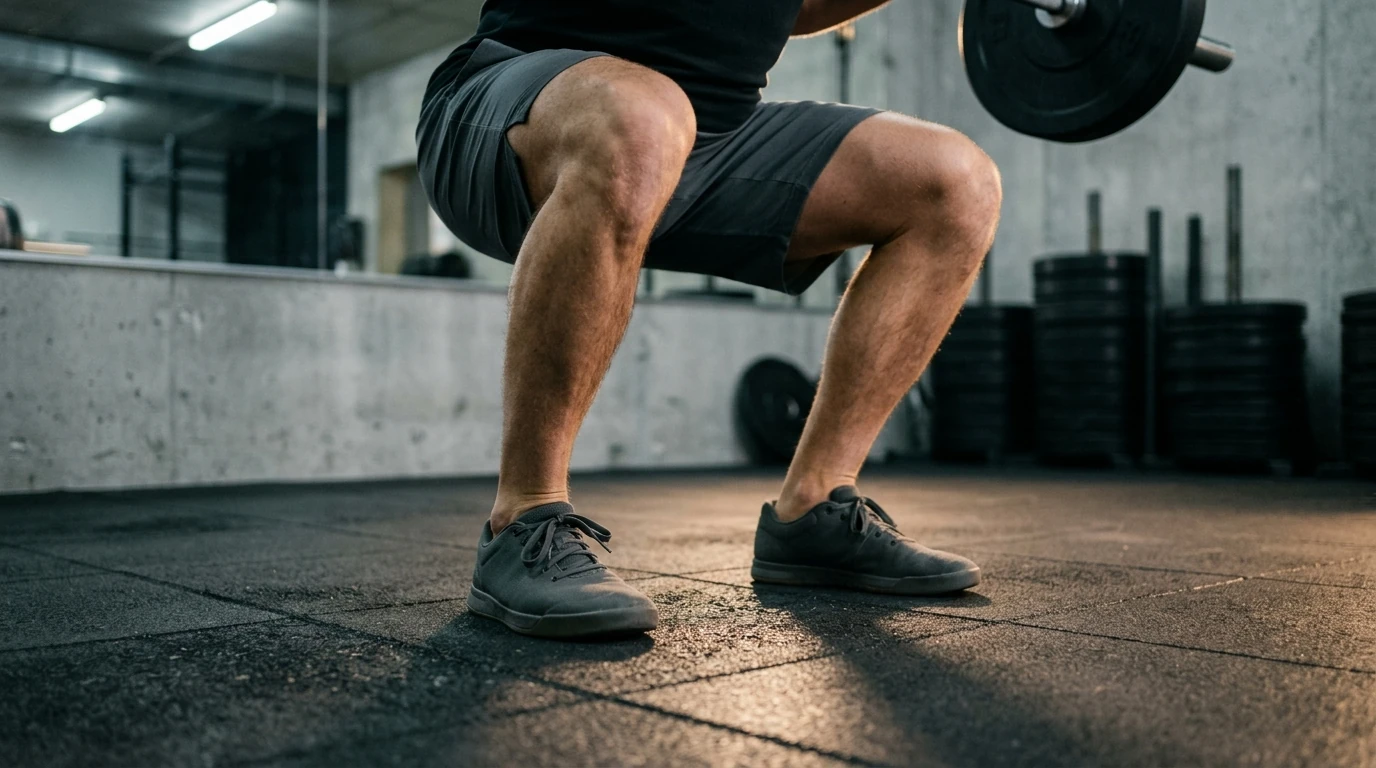 Alignement du genou et des orteils pendant un squat en musculation