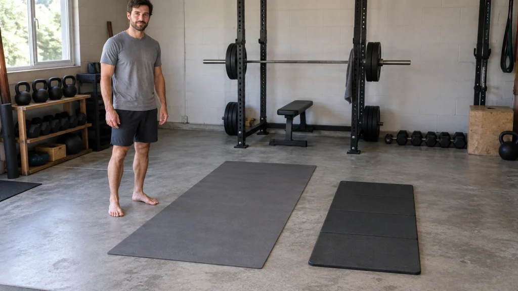 Comparatif tapis de musculation et dalles de protection de sol